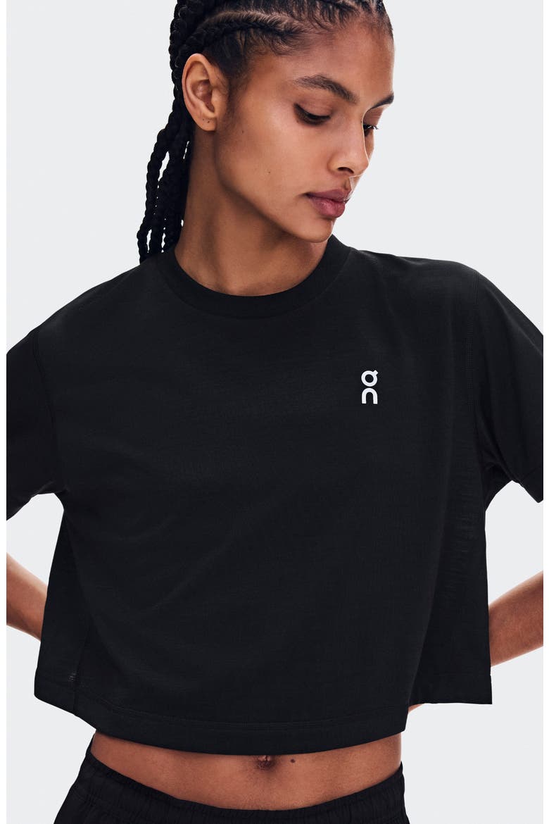 Train-T Crop T-Shirt, Alternate, color, BLACK