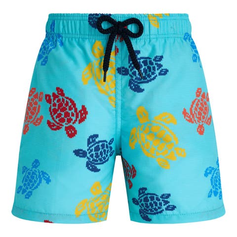 Kids' Ronde Des Tortues Tricot Swim Shorts