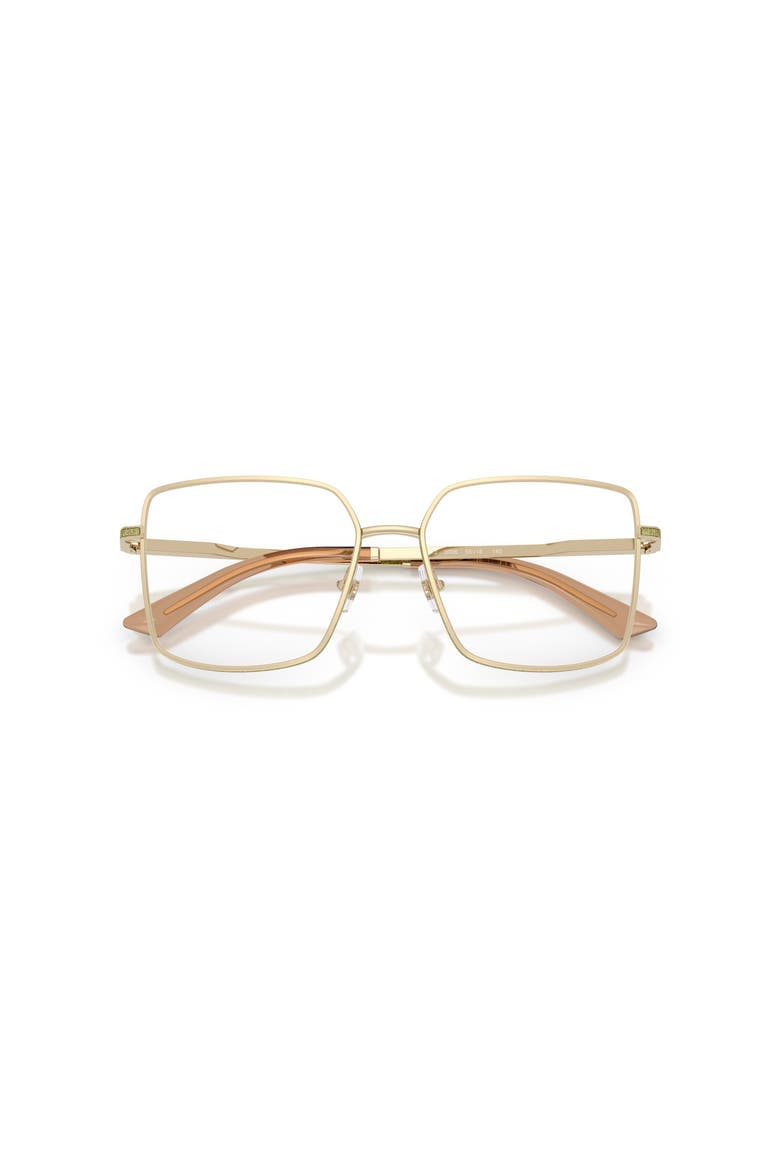 53mm Square optical glasses, Alternate, color, Gold