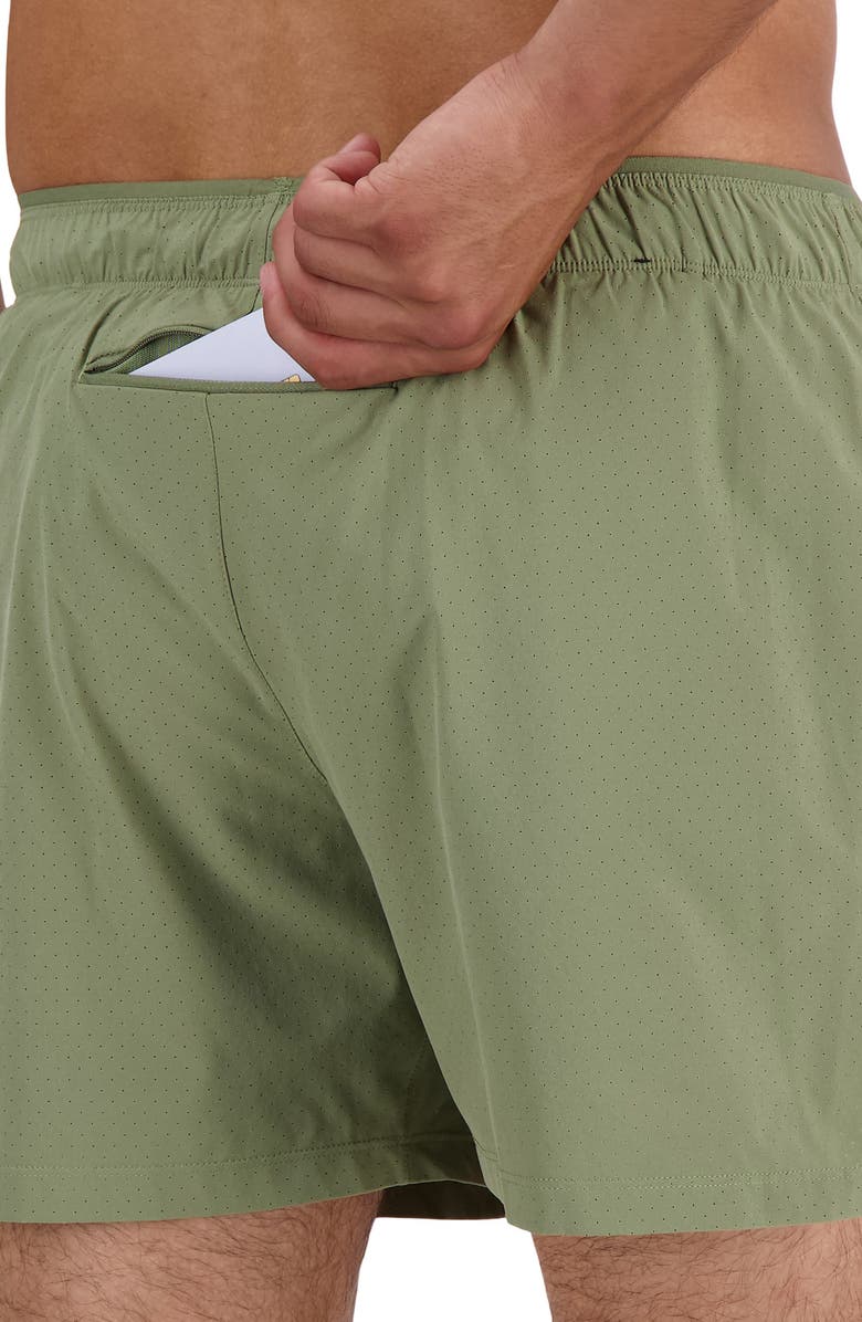 New Balance RC 7-Inch Seamless Running Shorts, Alternate, color, Dark Olivine