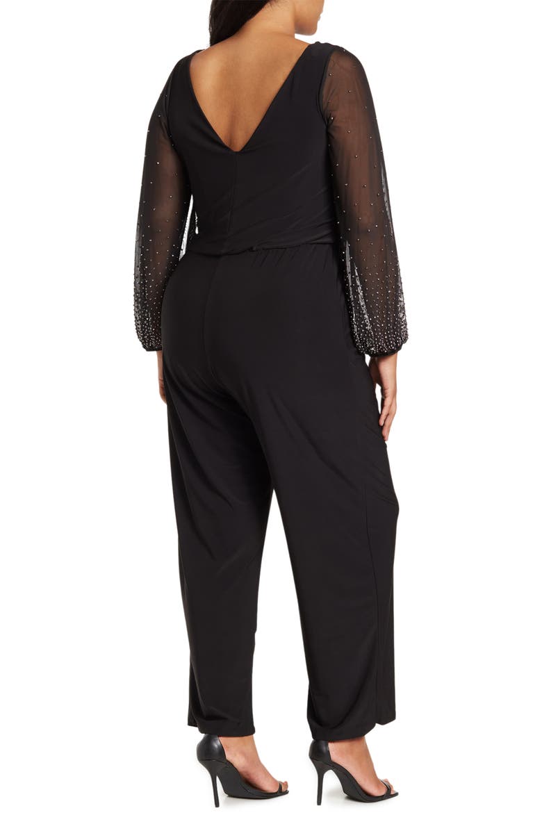 Marina Cowl Neck Long Sleeve Jumpsuit, Alternate, color,