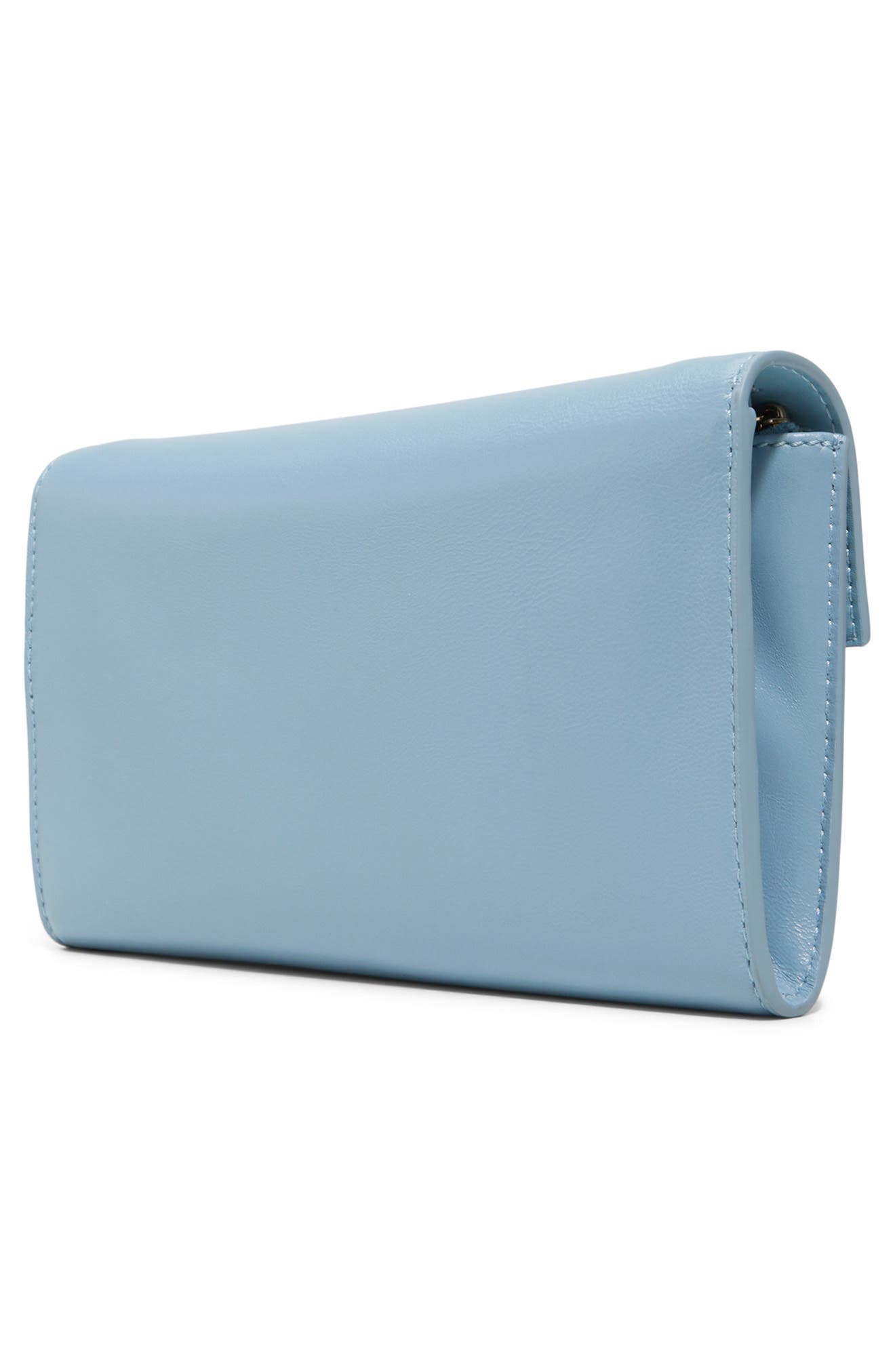 Ted Baker Jean Wallet on a Chain, Alternate, color, Slate Blue