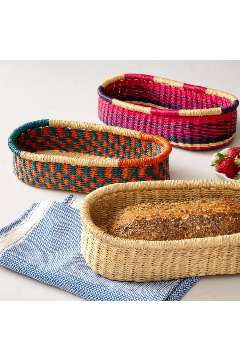 Ghana Breaking Bread Basket - Assorted, Alternate, color, Red