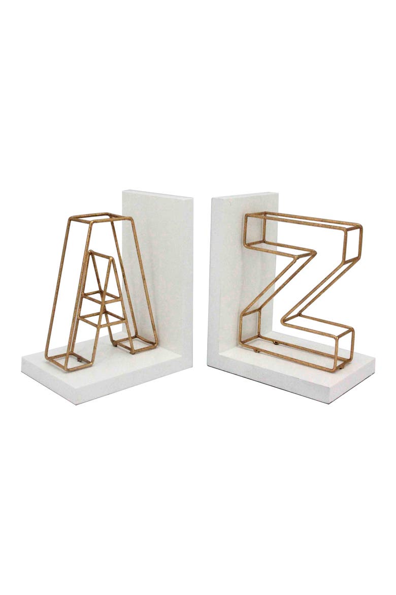 A to Z Bookends, Main, color, GOLD