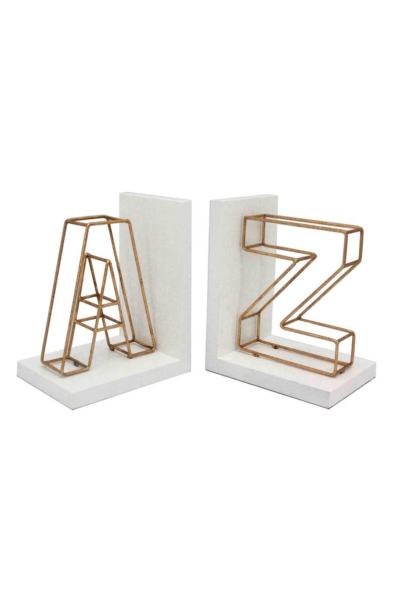 Crystal Art Gallery A to Z Bookends, Main, color,