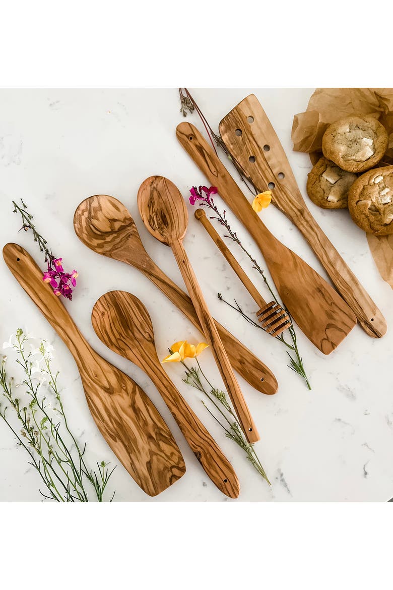 Cilio Toscana Olivewood Cooking Spoon, 11.8-Inch, Alternate, color, Brown
