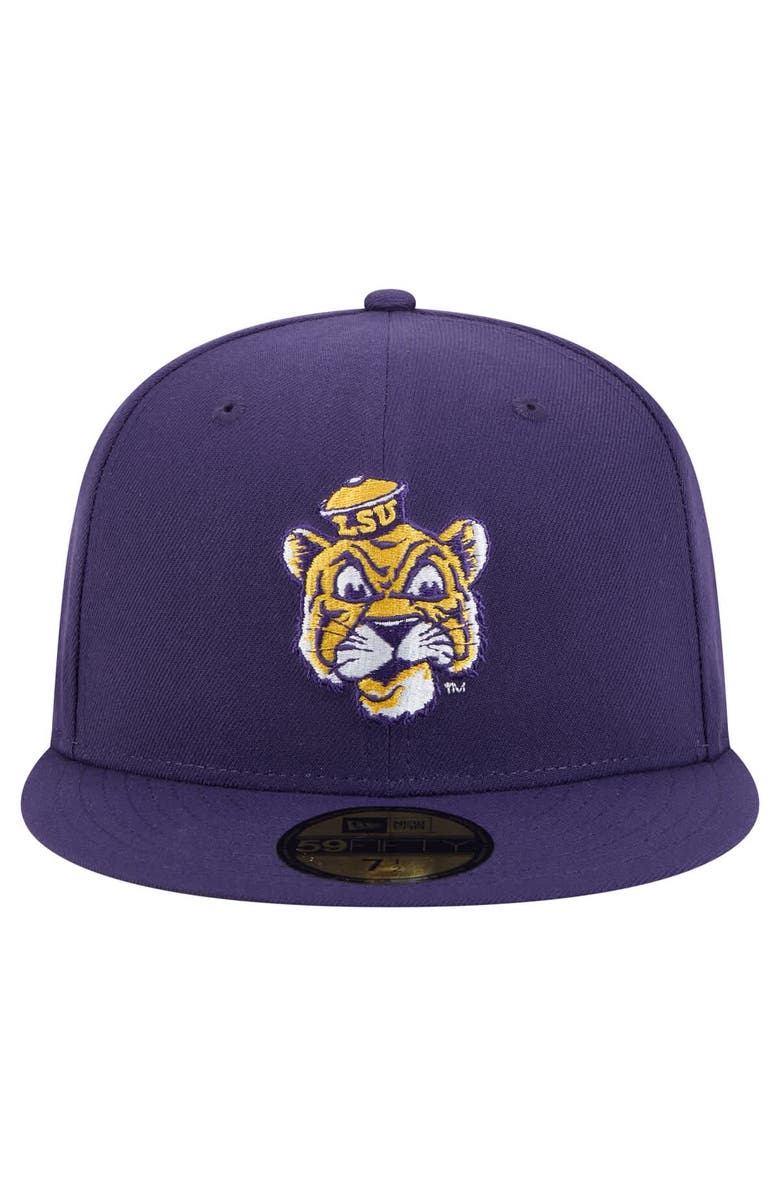 New Era Men's New Era Purple LSU Tigers Vault 59FIFTY Fitted Hat, Alternate, color, 