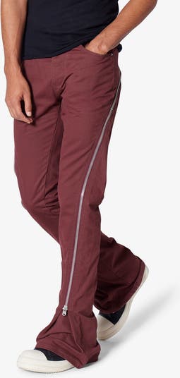 D519 Zip Flare Leg Jeans