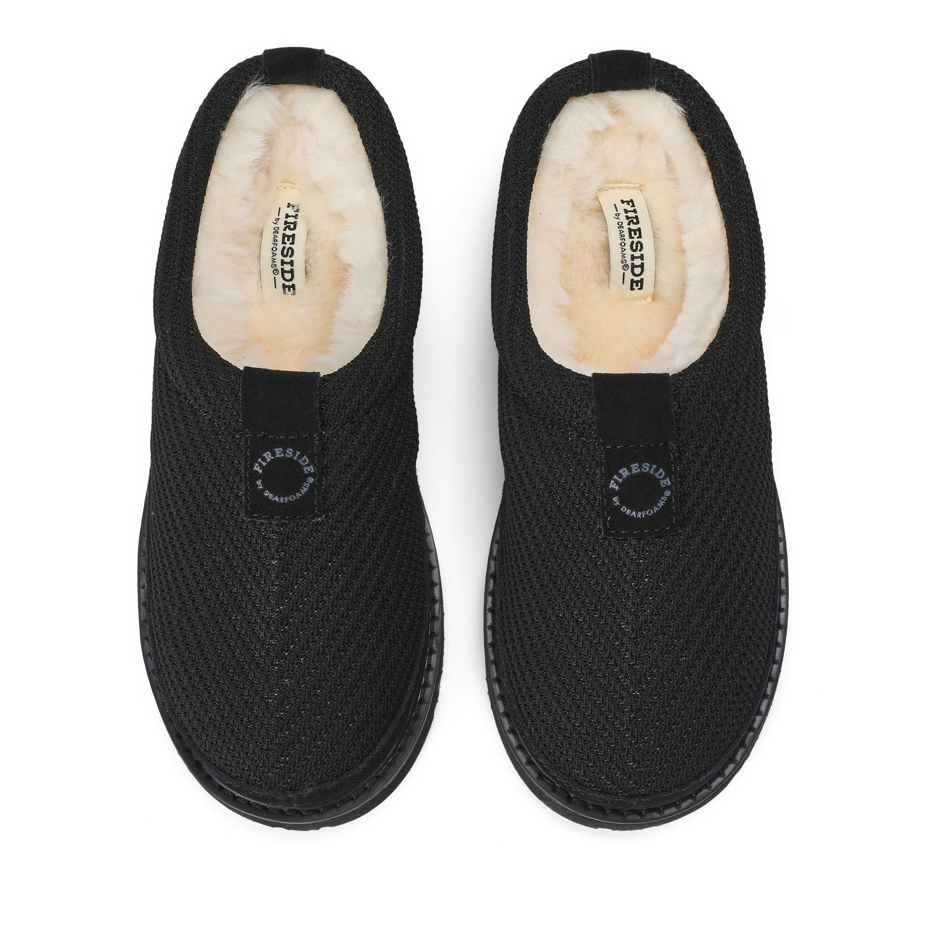 Fireside Allday Greta Knit Water Repellent Clog, Alternate, color, Black