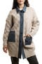 Mixed Media Longline Jacket