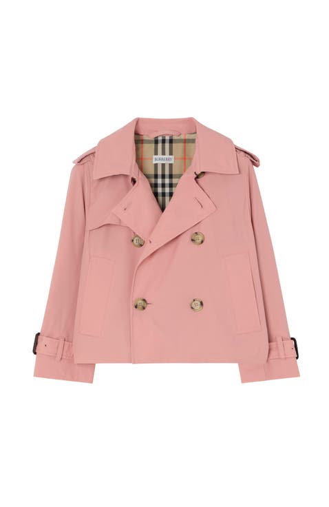 Stretch Nylon Trench Jacket