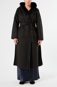 Marina Rinaldi Cosetta Faux Fur Hooded Coat