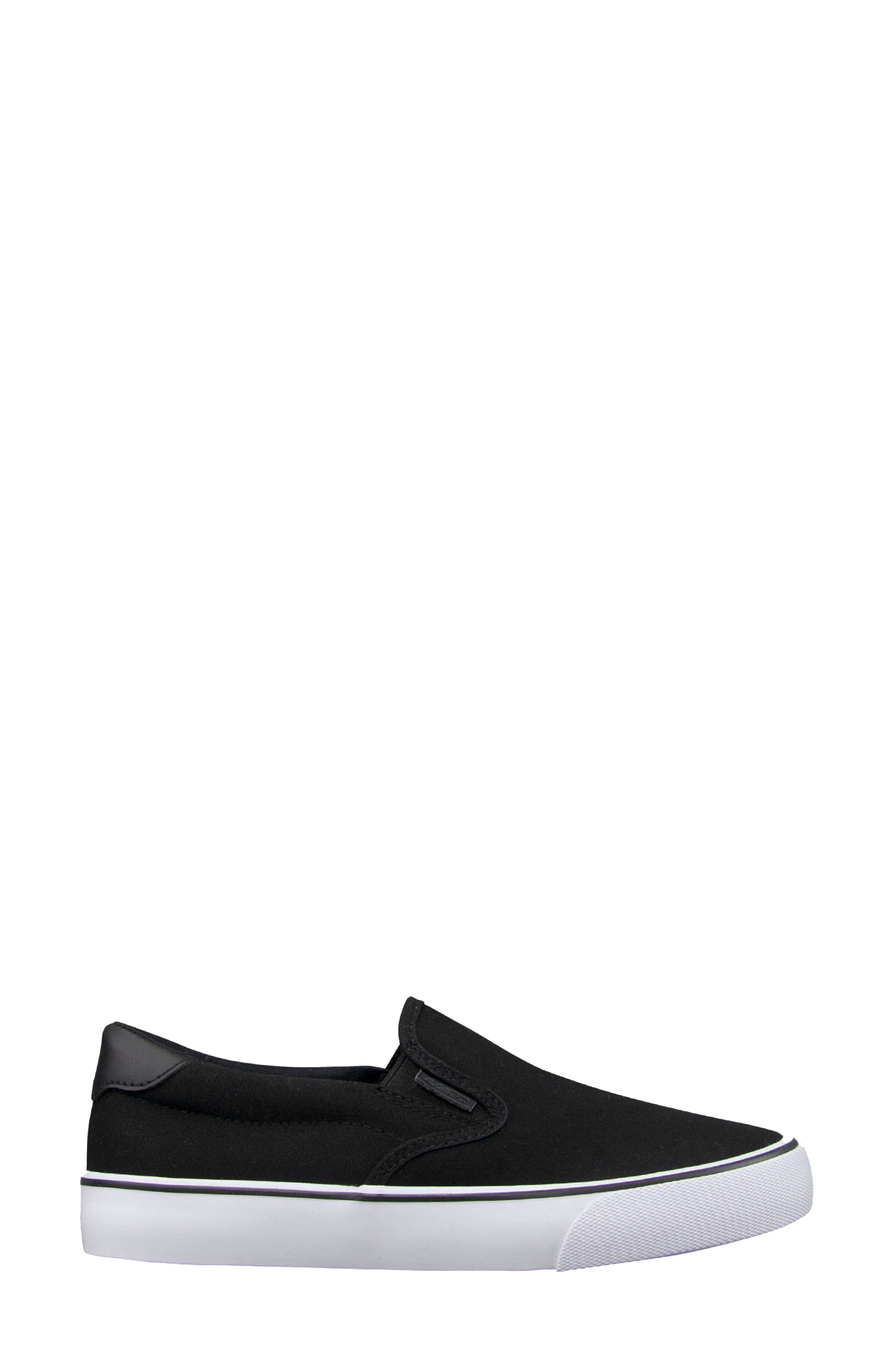 LUGZ Clipper Slip-On Sneaker, Alternate, color, Black/ White/ Black