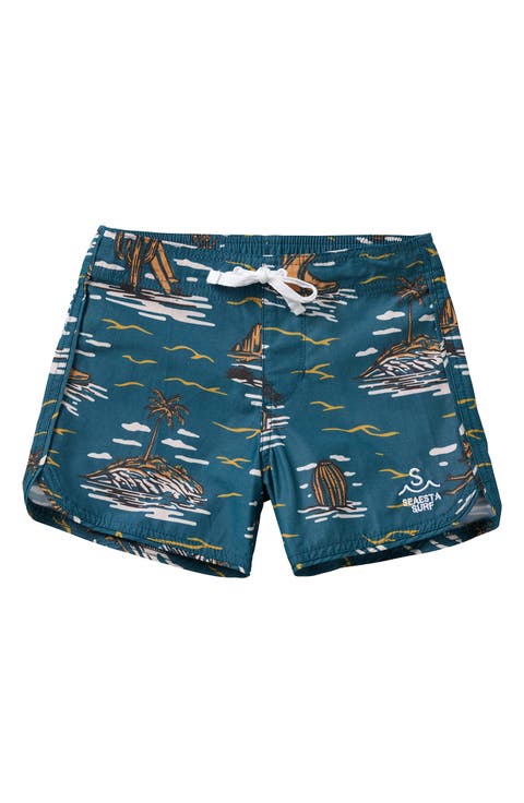 Kids' Surfing Cowboy Board Shorts (Big Kid)