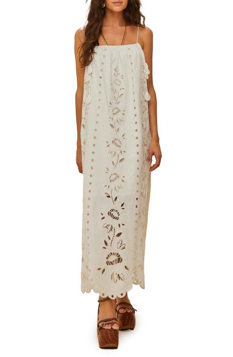 Richelieu Embroidered Maxi Sundress