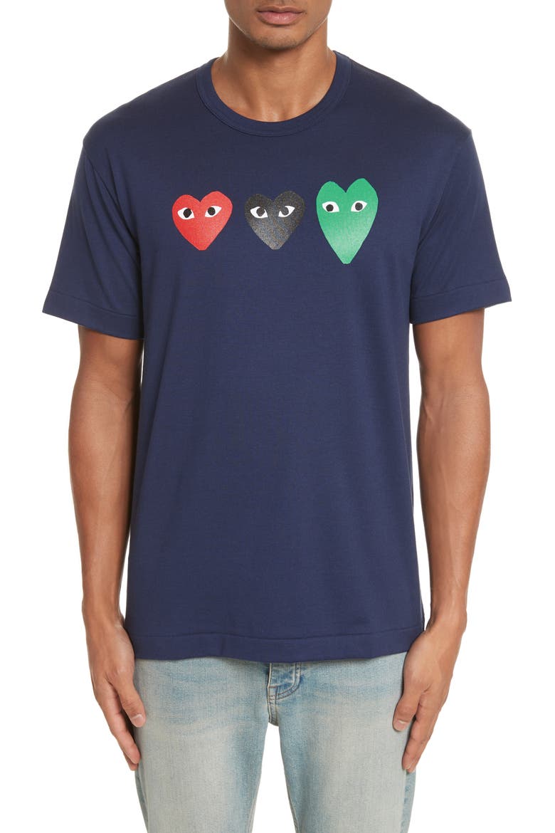 Graphic Tee, Main, color, NAVY