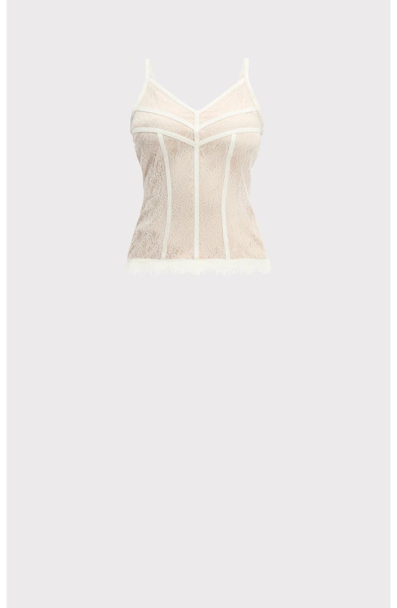 Herve Leger The Sylvie Top, Alternate, color, Alabaster