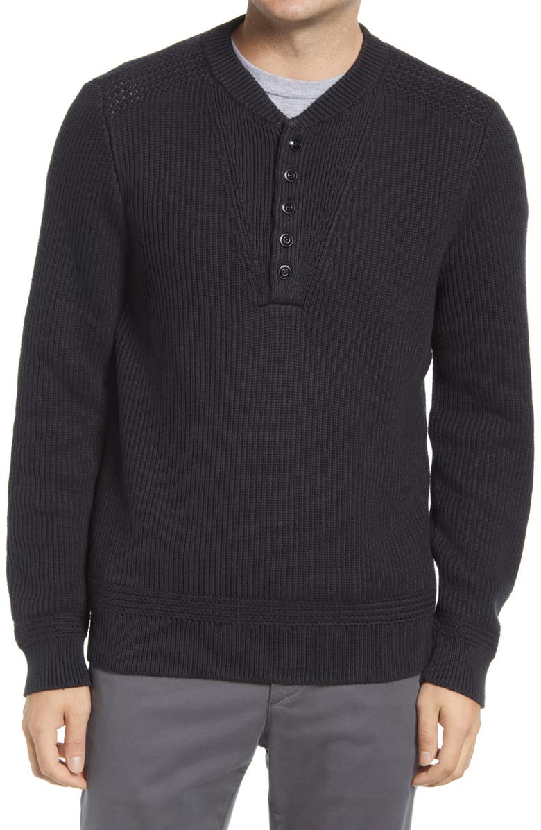 L.L.Bean L.L.Ben Signature Archival Henley Sweater, Main, color,