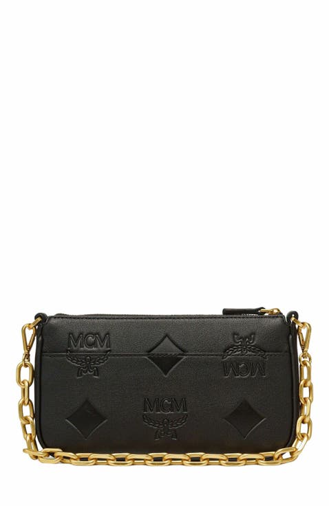 Aren Chain Crossbody in Maxi Monogram Leather