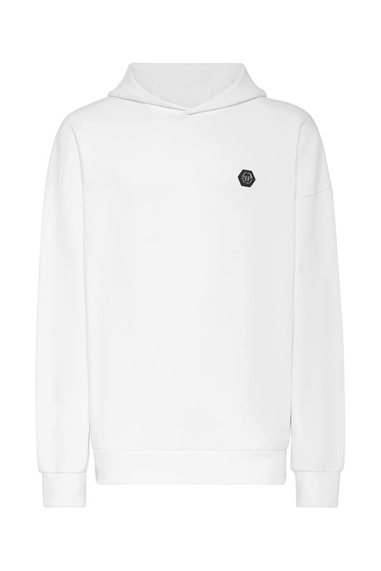Hooded Sweatshirt Men, Alternate, color, white