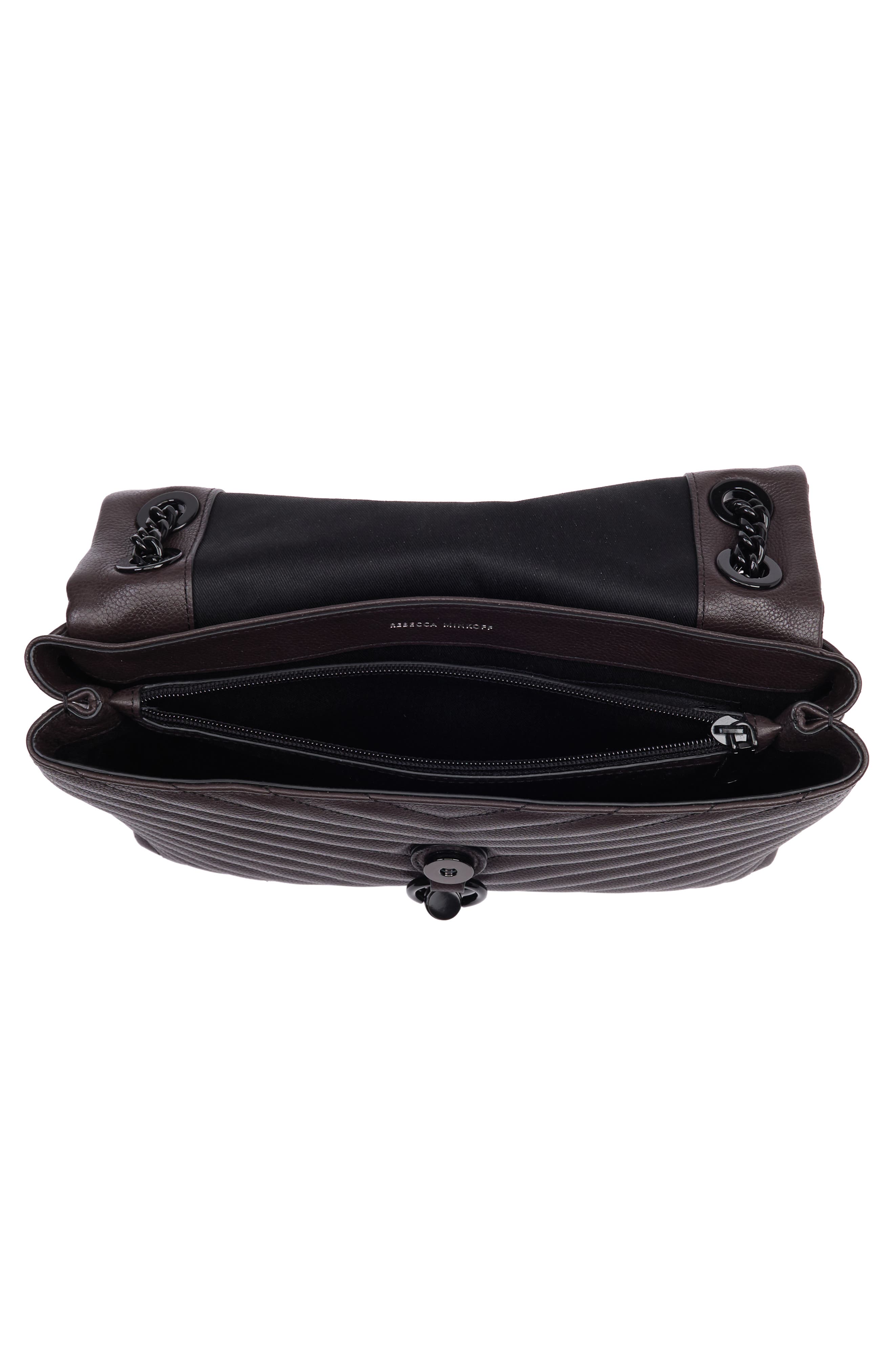 Rebecca Minkoff Edie Leather Shoulder Bag, Alternate, color, 