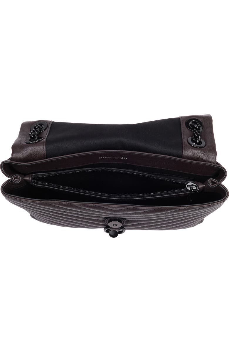 Rebecca Minkoff Edie Leather Shoulder Bag, Alternate, color,