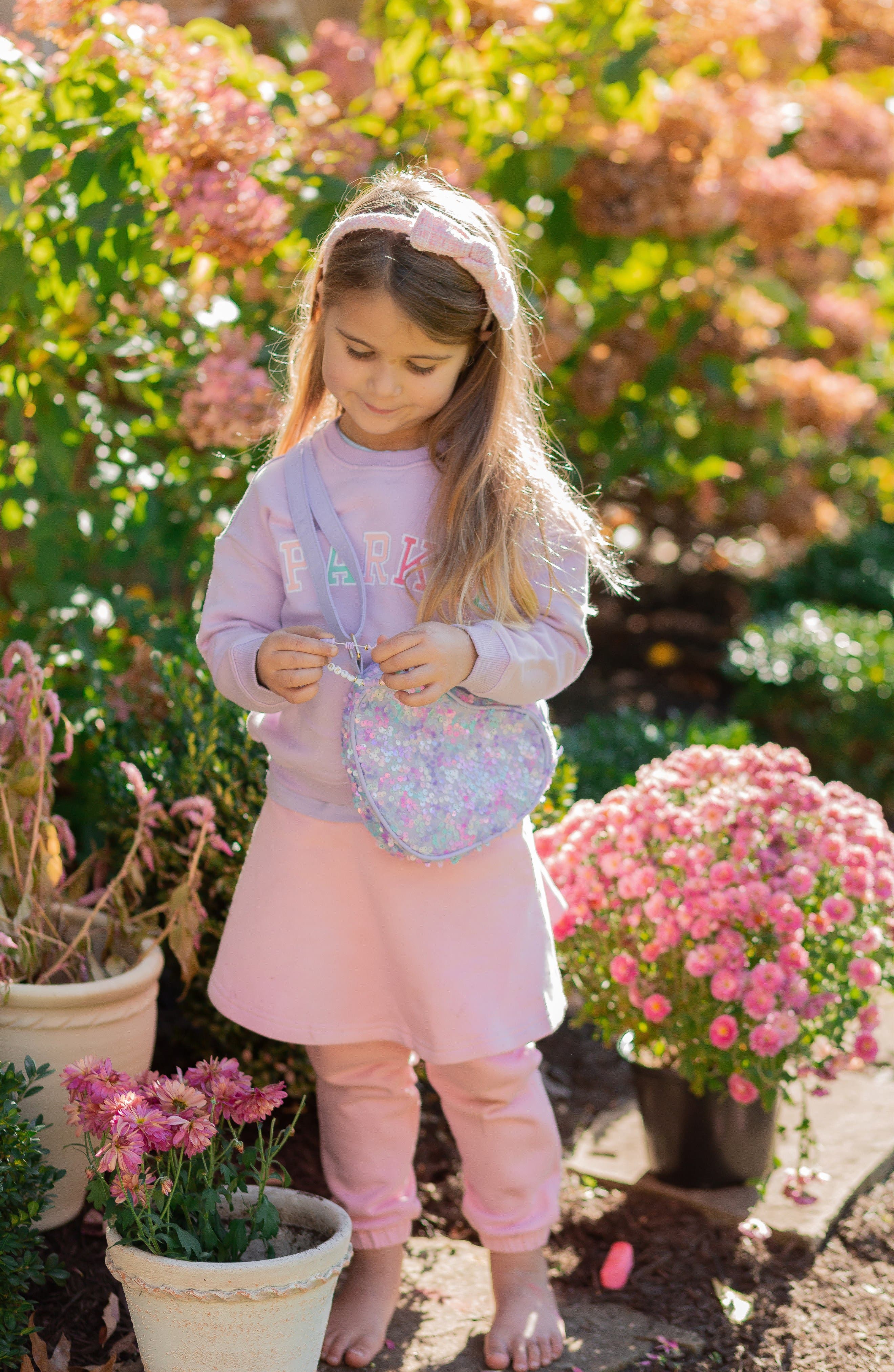 Bits 
Bows Mermaid Girls
 Heart Purse, Alternate, color, 