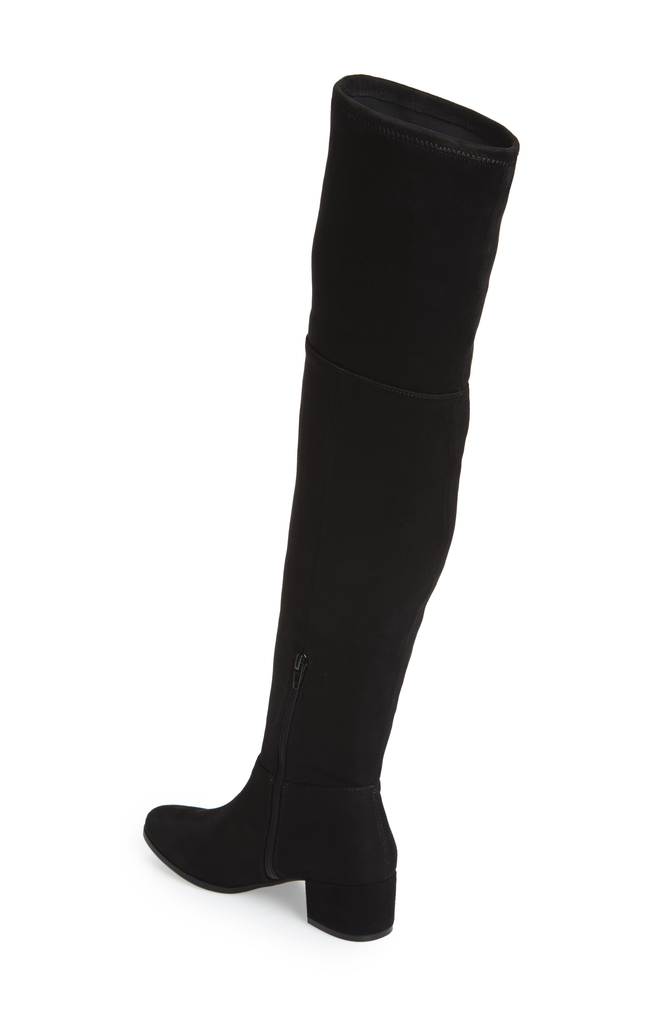 Festive Over the Knee Boot, Alternate, color, BLACK