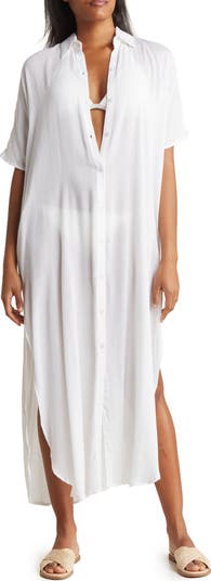 Long Shirt Cover-Up Dress