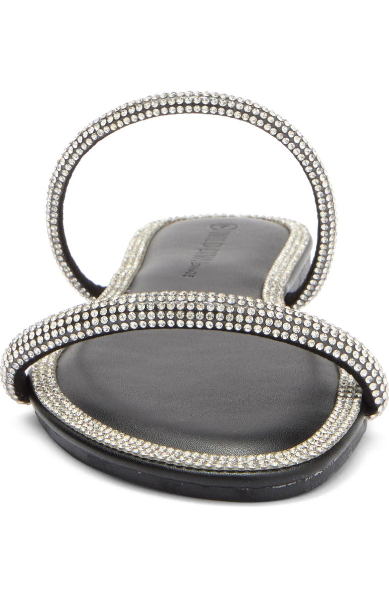 WILD DIVA LOUNGE Roo Rhinestone Slide Sandal, Alternate, color,