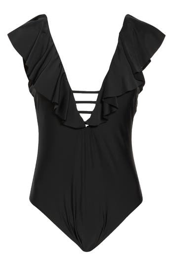 ATHENA ATHENA MAILLOT RUFFLE ONE-PIECE SWIMSUIT