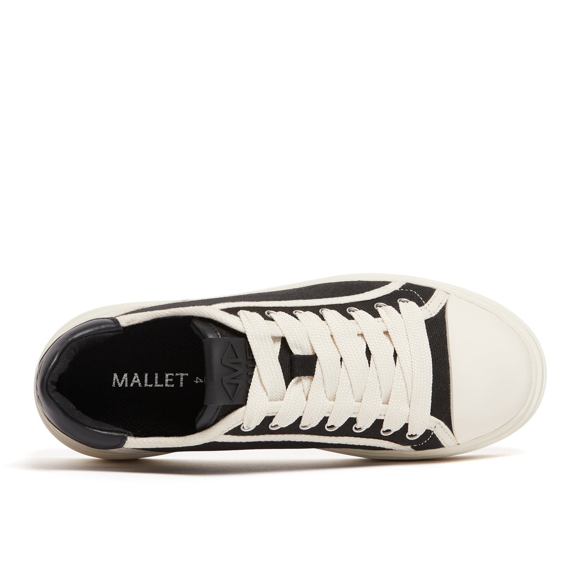 Lansbury Low-Top Canvas Sneakers, Alternate, color, Black / Off White