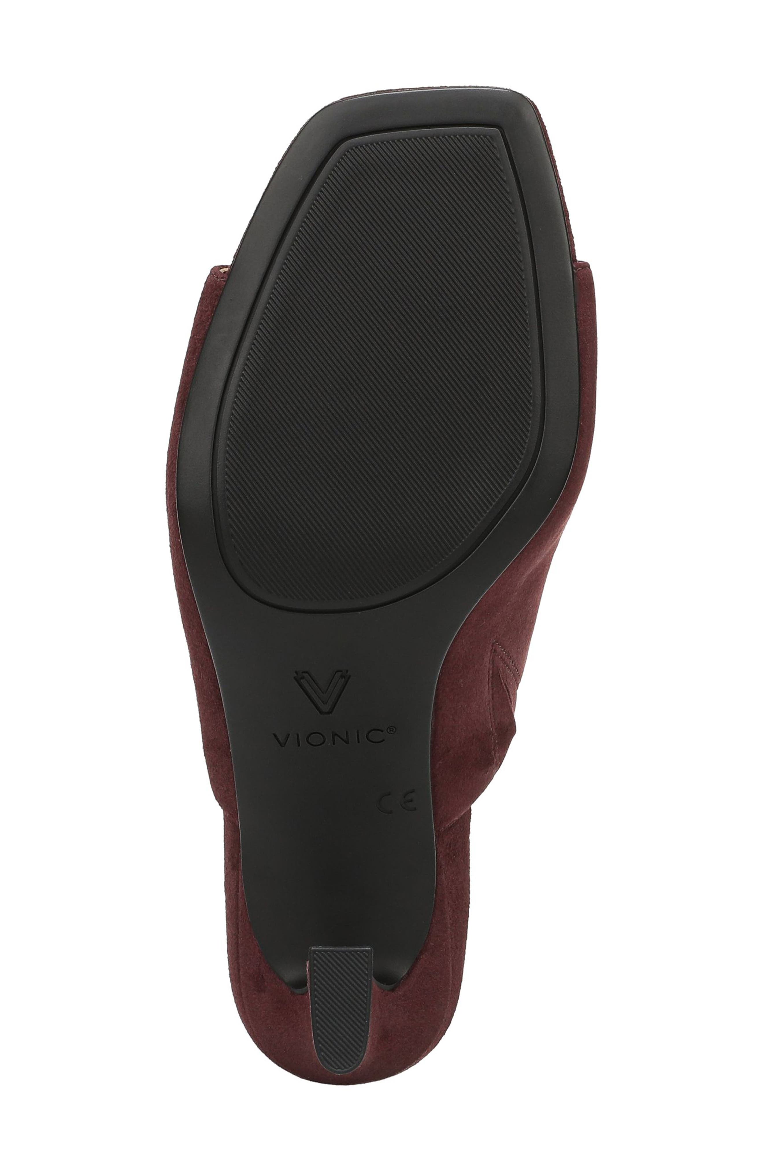 Vionic Charlie Slide Sandal, Alternate, color, Mulled Wine Suede