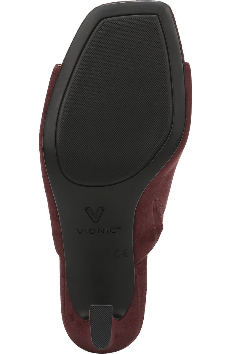 Vionic Charlie Slide Sandal, Alternate, color, Mulled Wine Suede