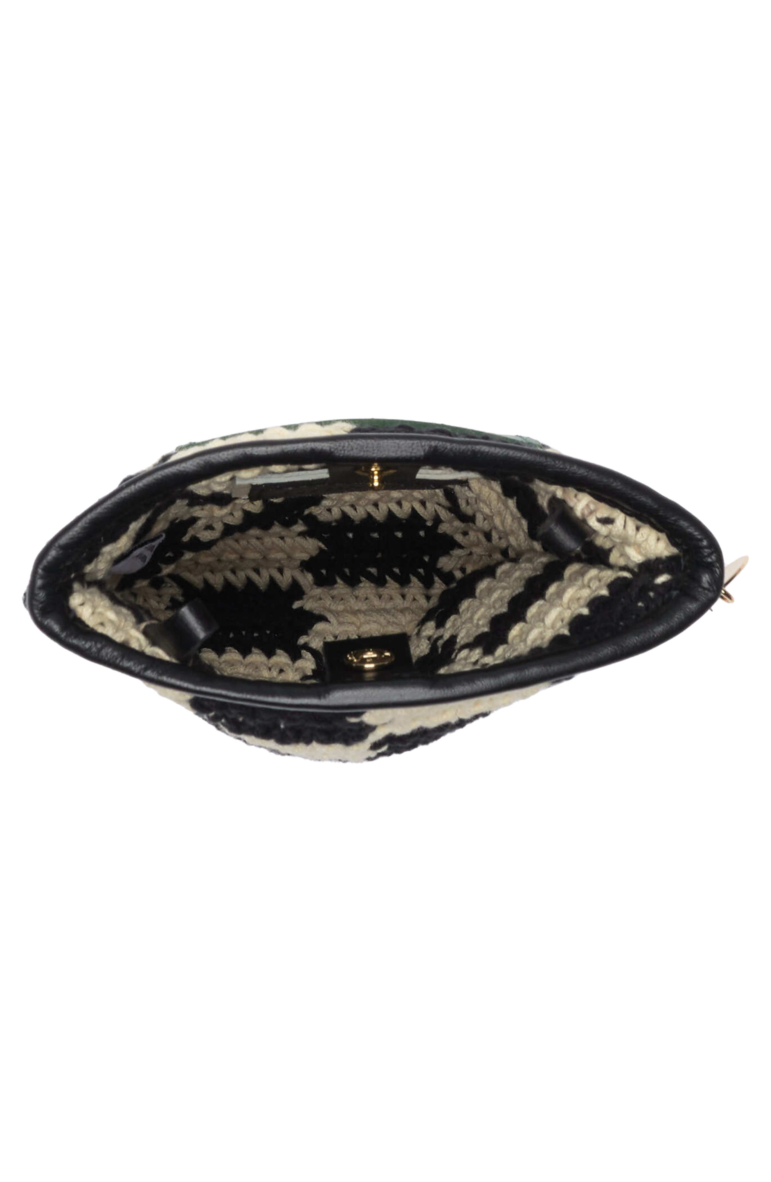 Clare V. Poche Knit Crossbody Bag, Alternate, color, 