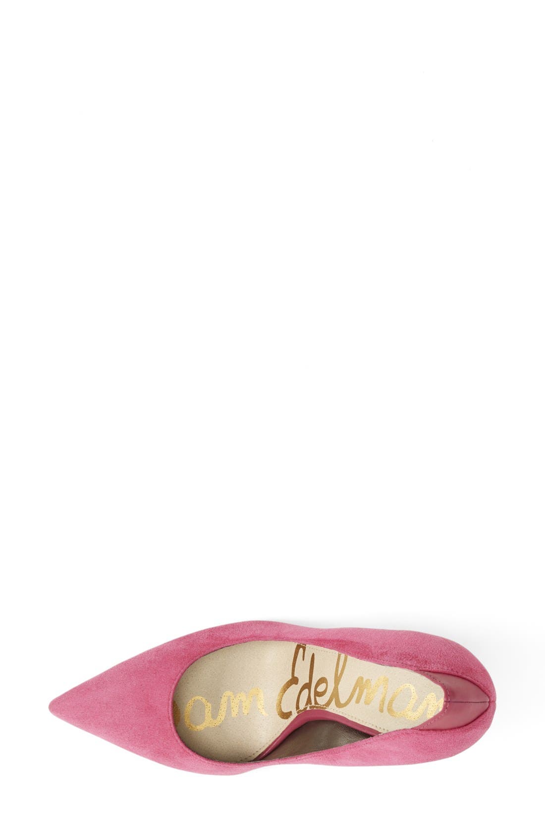 'Dea' Pointy Toe Pump, Alternate, color, CANDY PINK