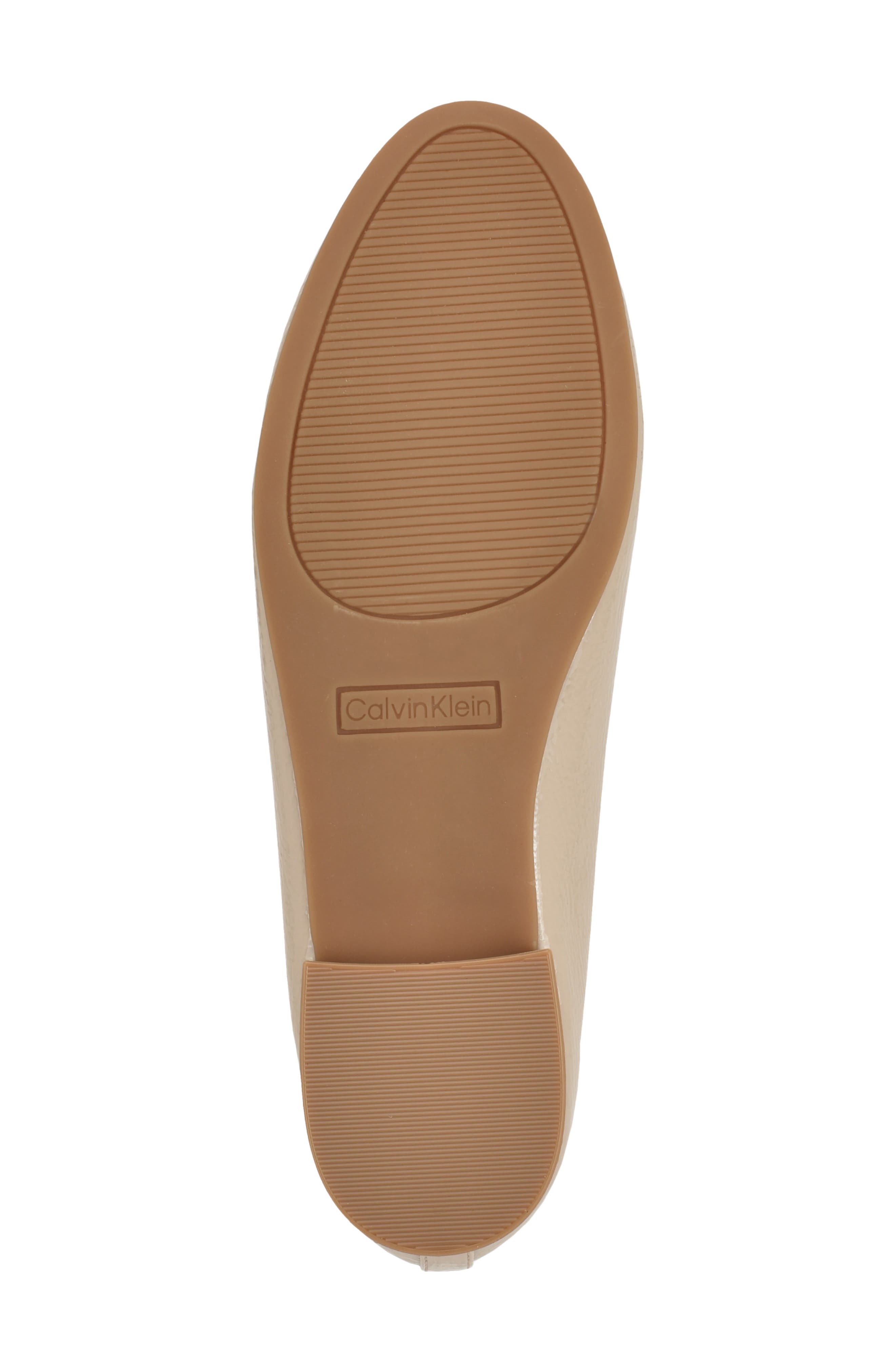 Calvin Klein Cyrie Ballet Flat, Alternate, color, Taupe