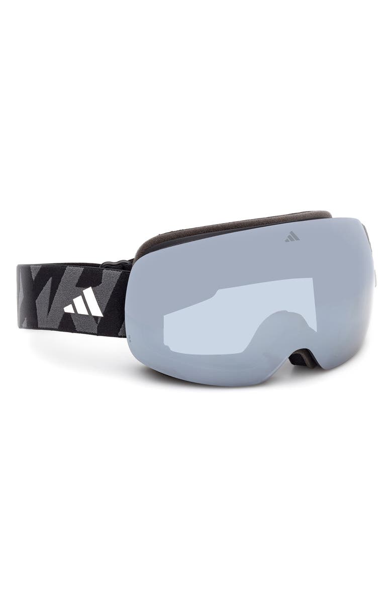 adidas Shield Snow Goggles, Alternate, color, Matte Black / Smoke Mirror