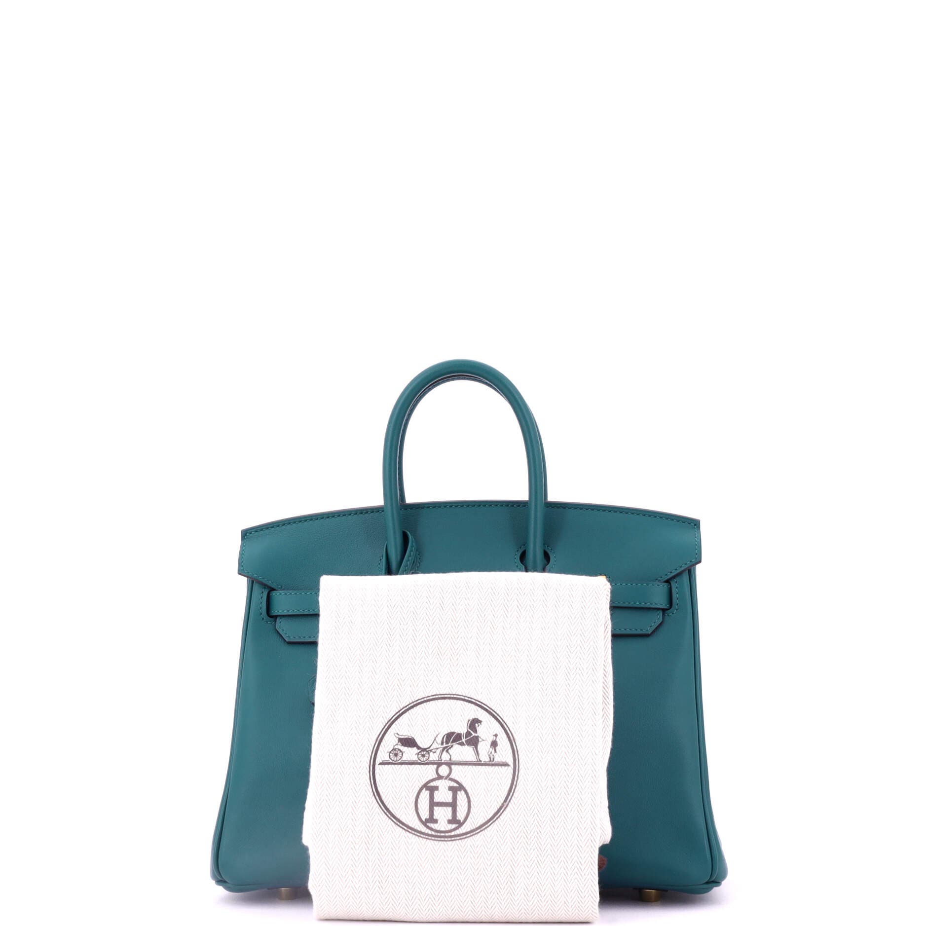 Pre-Owned Hermes Birkin Handbag Green Swift with Gold Hardware 25, Alternate, color, Vert Bosphore