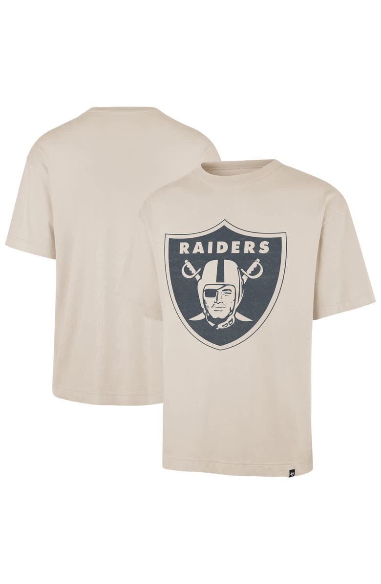 '47 Men's '47 Tan Las Vegas Raiders Bouldering Imprint Ravine Foundation T-Shirt, Alternate, color, 
