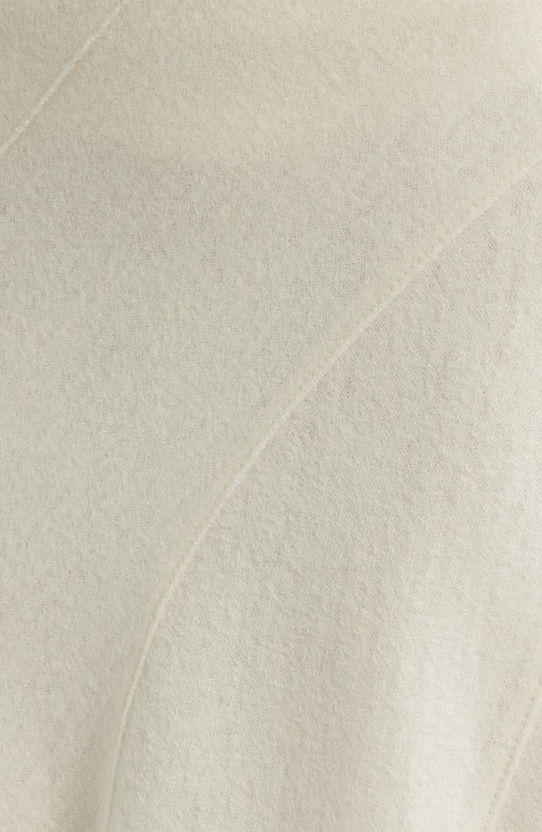 BOSS Vicena Maxi Woven Boiled Wool Skirt, Alternate, color, Soft Cream