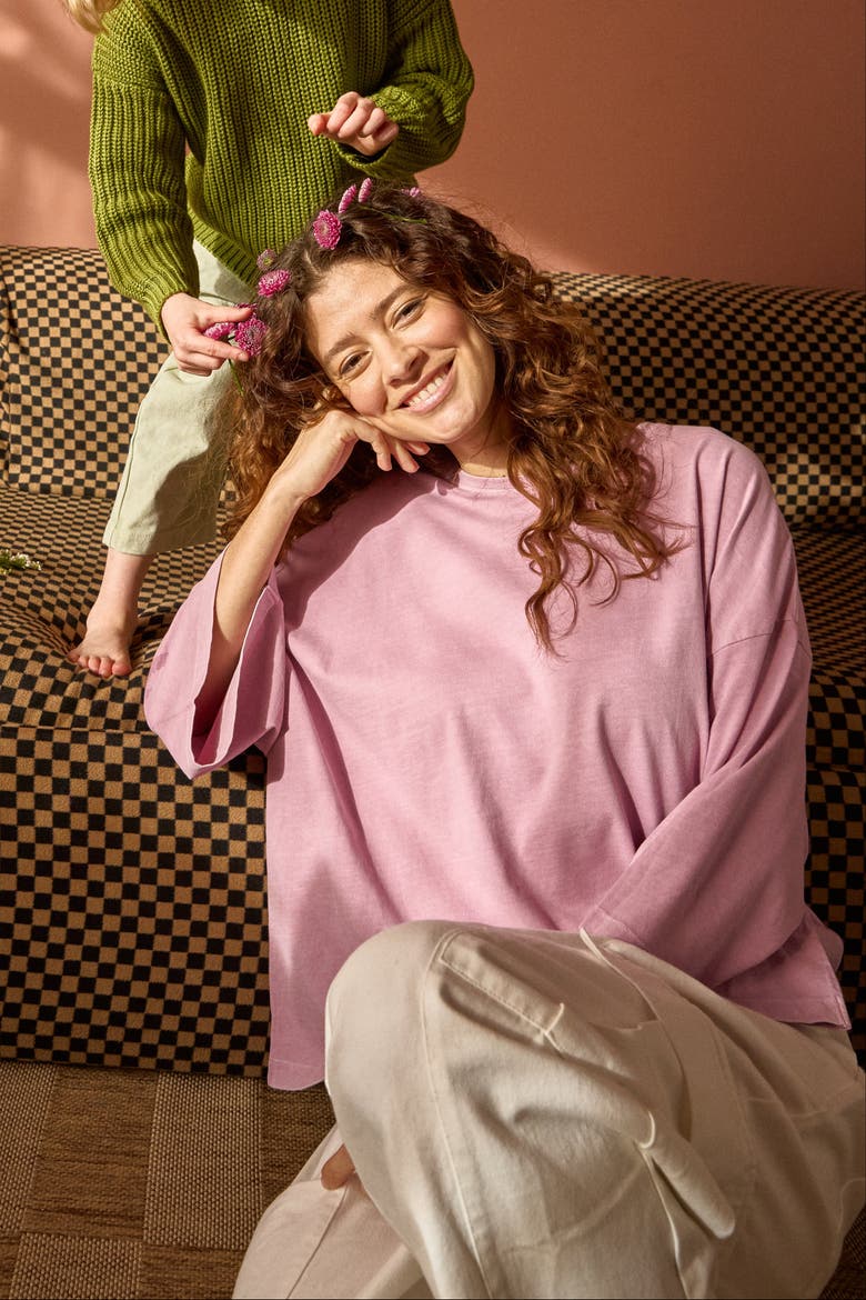 The Oversized Tee - Women's, Alternate, color, undyed
