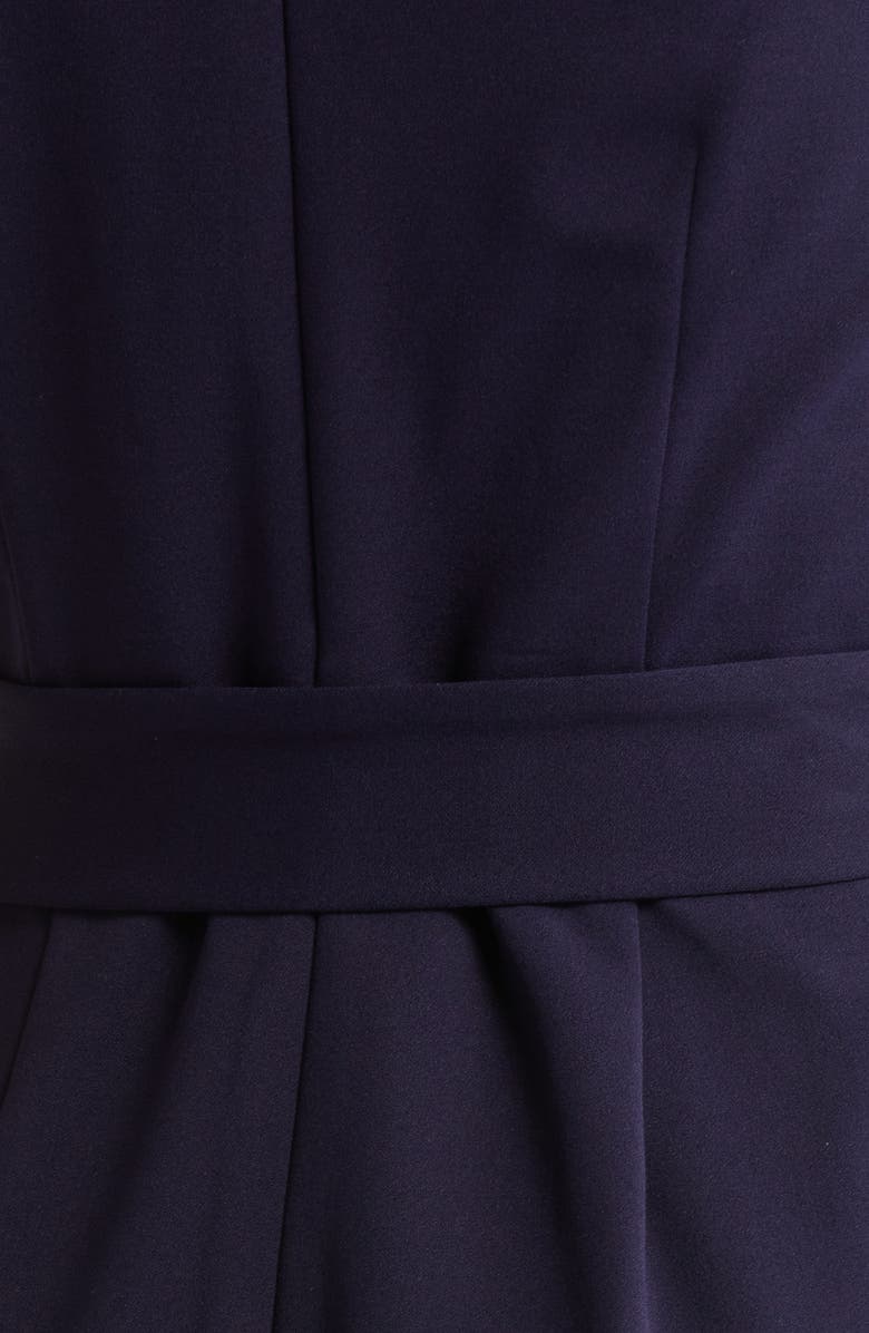 Tahari ASL Cross Neck Tie Waist Jumpsuit, Alternate, color,