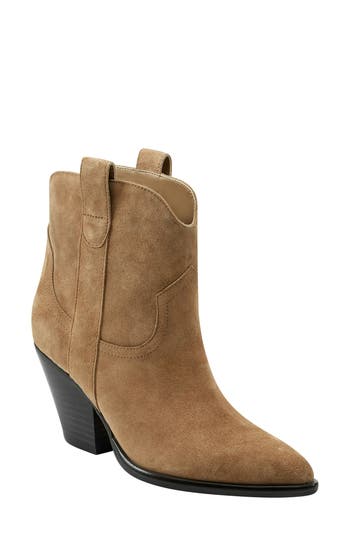 Marc Fisher Ltd Marlie Western Boot In Medium Natural 101