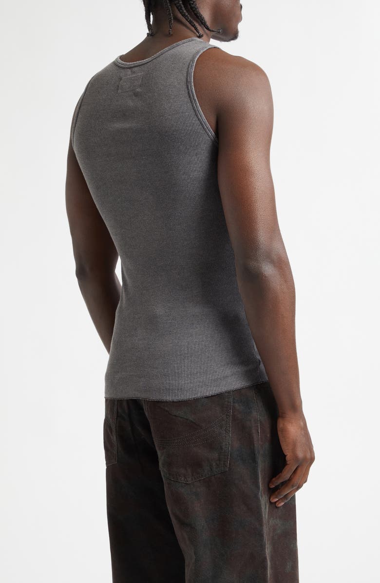 ERL Faded Rib Tank, Alternate, color, Faded Black