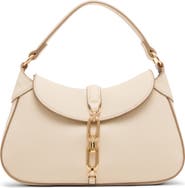 Anne Klein Chain Trim Crescent Shoulder Bag