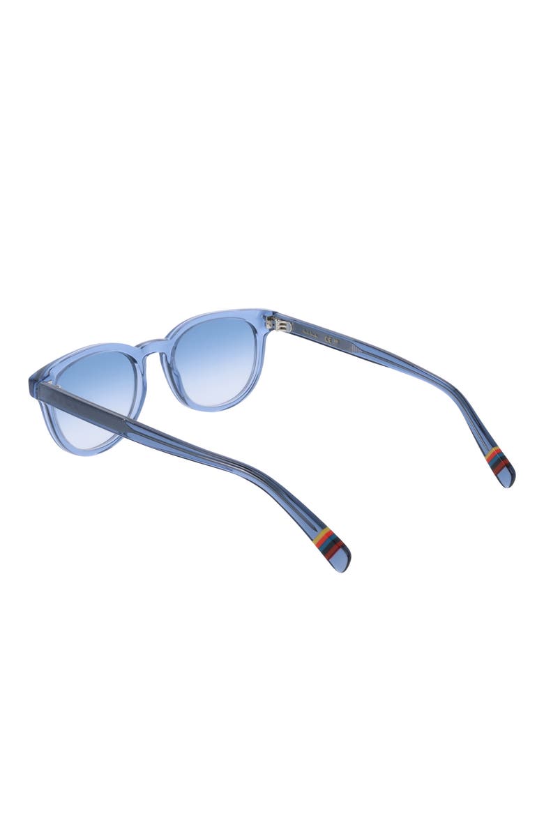 52mm Oval Sunglasses, Alternate, color, TRANSPARENT BLUE