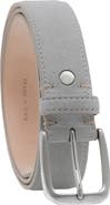 Ghurka Handcrafted in Italy Genuine suede leather belt