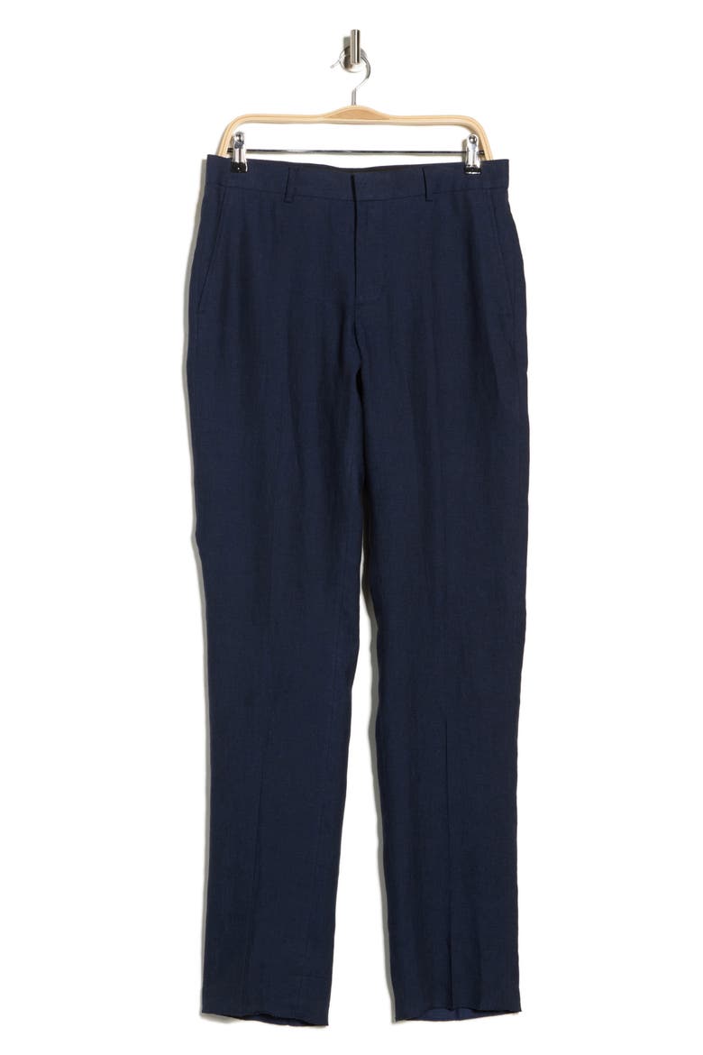 Henrik Trim Fit Italian Linen Suit Separate Pants, Alternate, color, NAVY NIGHT