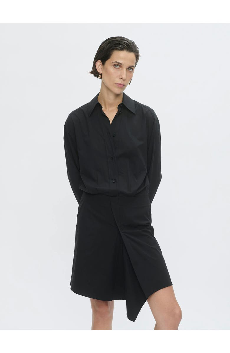Callas Milano GEMMINI Wrap shirt dress, Alternate, color, Black